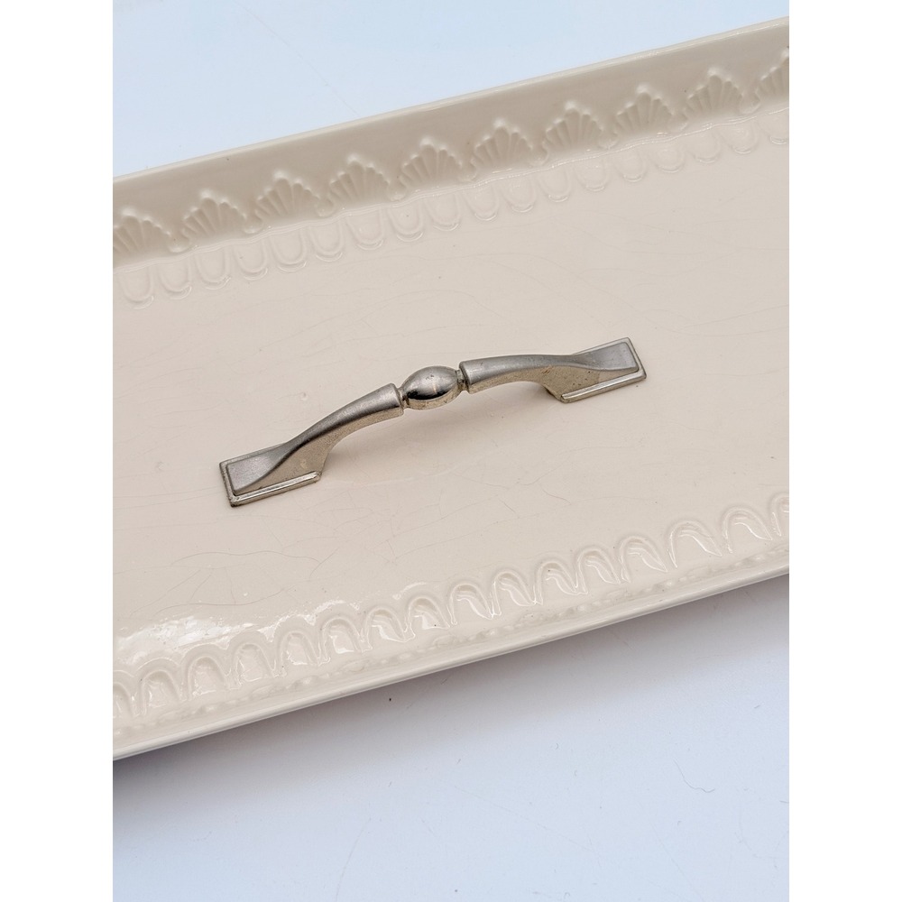 Amerock Vintage Style Cabinet Pull Drawer Handle 1302-1 Silver Metal D326.992